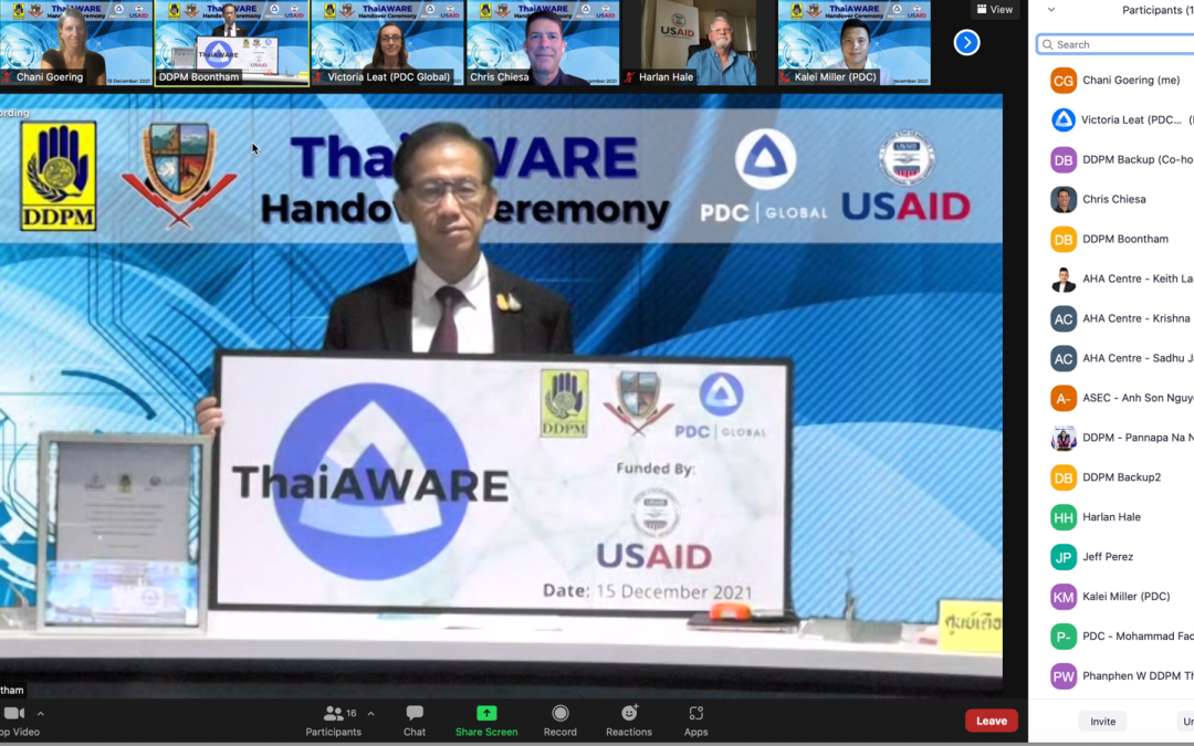 Thailand’s population of nearly 70 million to be protected by new early warning and hazard monitoring technologies