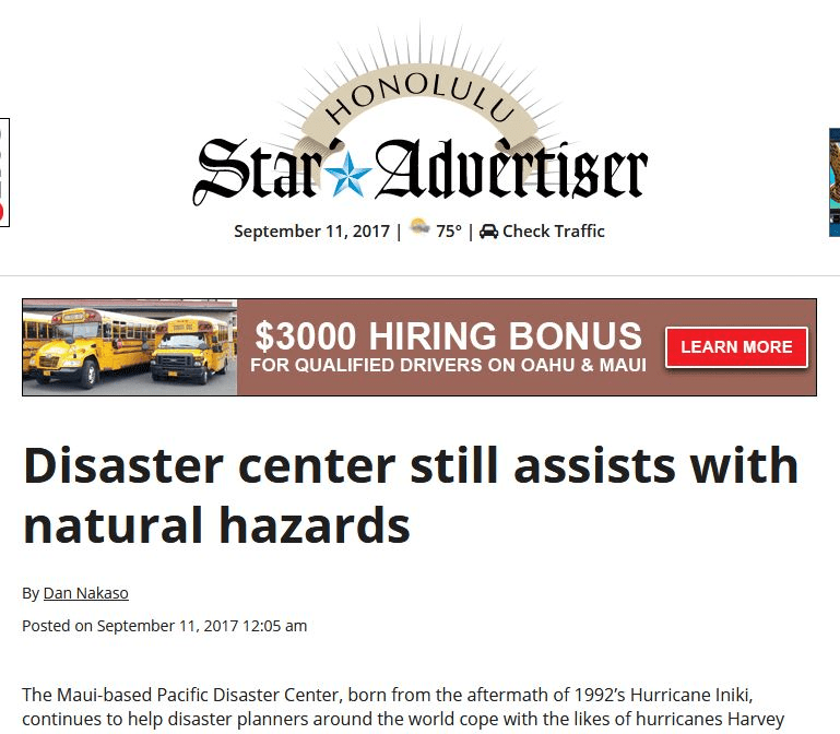 Disaster center still assists with natural hazards