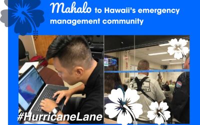 Mahalo to the Emergency Management Community for your service during Hurricane Lane