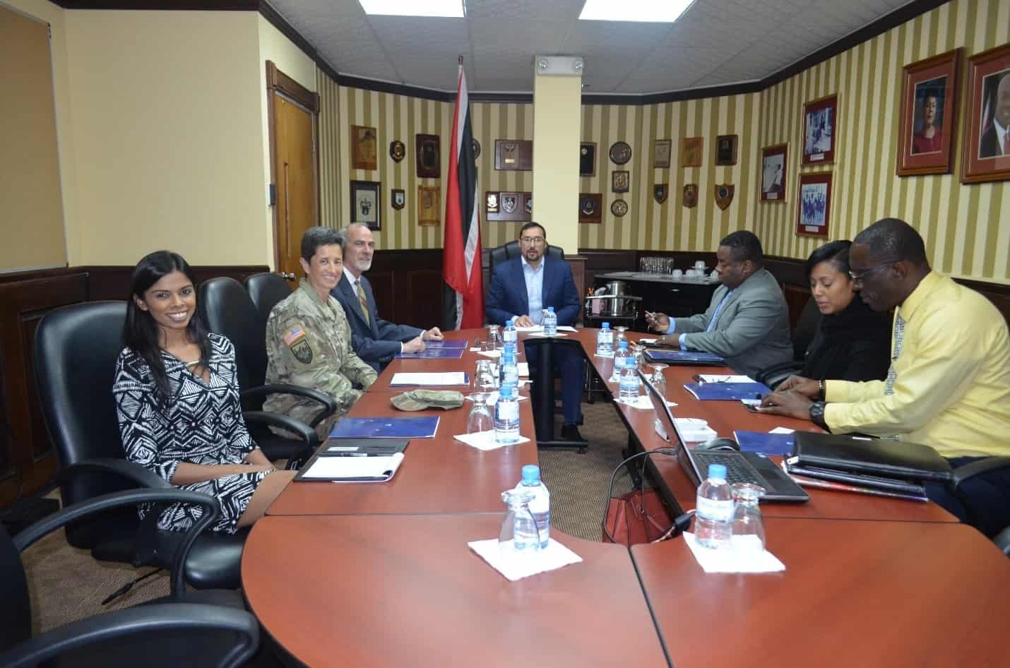 Young meets with US SOUTHCOM on Disaster Risk Reduction