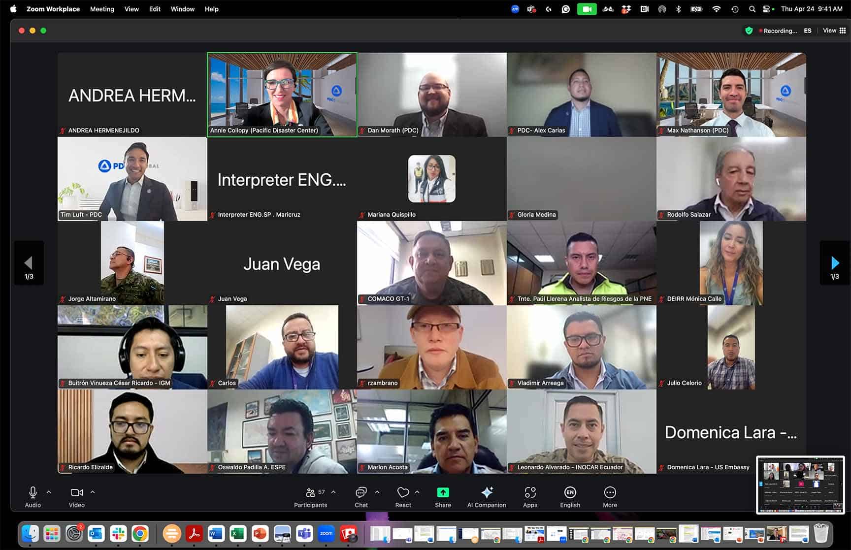Ecuador NDPBA Kick Off Virtual