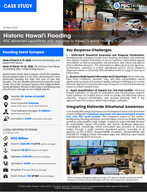 Case Study: Unifying response under pressure during Hawai‘i’s historic flood crisis